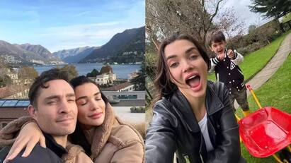 Amy Jackson son Andreas gives her a green signal to marry ed westwick Amy Jackson : அம்மாவின் காதலுக்கு கிரீன் சிக்னல் கொடுத்த மகன்.. எமி ஜாக்சன் சொன்ன சுவாரஸ்யம்..