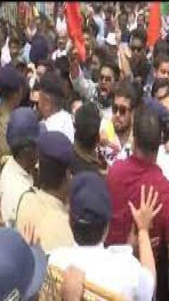 भाजपा प्रतिनिधिमंडल को संदेशखाली जाने से पुलिस ने रोका | #abpnewsshorts