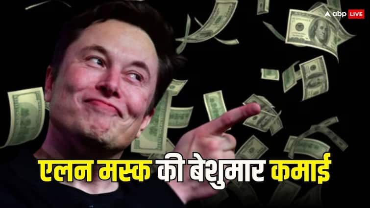 Elon Musk earns whopping 6887 Dollars in a Minute which is more then 5.7 Lakhs in Indian Rupees एलन मस्क हर मिनट में जितना कमाते हैं, करोड़ों भारतीयों की साल भर की सैलरी तक इतनी नहीं होती