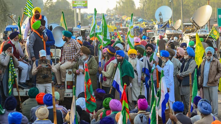 Protesting farmers continue to seek to march towards Delhi to press for their demands while the police and administration attempt to stay them put at Punjab-Haryana border.