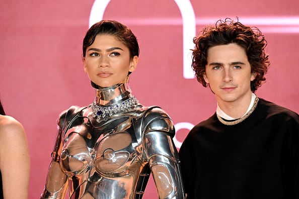 Zendaya Dons Robot Outfit At Timothée Chalamet Dune 2 Premiere Check ...