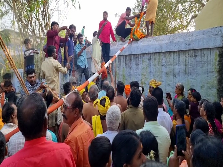 மகா சிவராத்திரி திருவிழா: மூங்கிலணை காமாட்சியம்மன் கோயிலில் கொடியேற்றம்