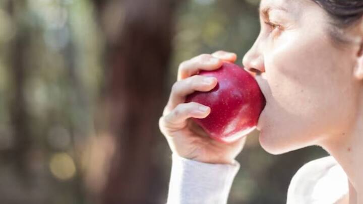 सेब वैसे तो हर मौसम में मिल जाती है लेकिन सर्दियों में बेहद अच्छे-अच्छे सेब दिखाई देते हैं. सेब ढेर सारी पोषक तत्वों से भरपूर होता है. जिसमें ड्राइट्री फाइबर, पोटैशियम, मैग्नीशियम, फॉस्फोरस, विटामिन सी, बी 6, विटामिन ई, विटामिन के, प्रोटीन, कार्ब्स और एंटीऑक्सीडेंट्स पाए जाते हैं. आपकी जानकारी के लिए बता दें कि सेब भी काफी ज्यादा एसिडिक होता है. इसमें पीएच लेवल 3 और 3.5 तक हो सकता है. वैसे तो यह नींबू के मुकाबले कम एसिडिक होता है. लेकिन इसके बावजूद सेब को आप सब तरह डाइट के साथ नहीं खा सकते हैं.