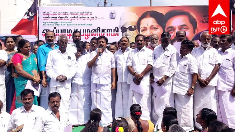 Dindivanam town has become like Sahara desert admk CV Shanmugam alleges - TNN சஹாரா பாலைவனம் போல திண்டிவனம் நகரம் மாறிவிட்டது - சி.வி.சண்முகம் குற்றச்சாட்டு