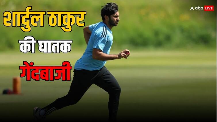 आईपीएल के पहले रणजी मैच में शार्दुल ठाकुर ने दिखाया दम, 21 रन देकर लिए 6 विकेट.