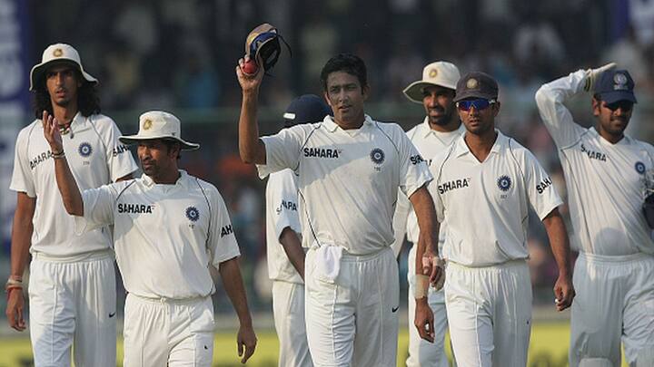 While Kumble conceded 18,355 runs in his Test career, Anderson has now conceded more runs than him playing his 185th Test for England.  (Image Credit: Getty)