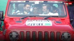 न्याय यात्रा के बीच लाल जिप्सी पर जब लालू के लाल संग राहुल गांधी हुए सवार, बिहार में सरकार गिरने के बाद दोनों की यह पहली मुलाकात