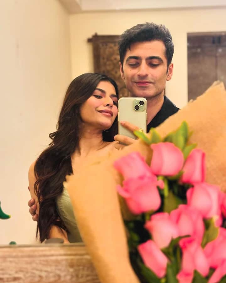 The couple got a lot of congratulatory message on their post on Instagram. (Image: Instagram/@themuskaanrajput)