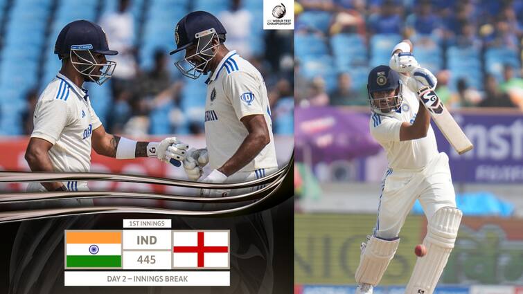 IND v ENG 3rd Test  India bowled out for 445 by England on day two of third Test IND v ENG, 3rd Test: 445 పరుగులకు కు టీం ఇండియా ఆల్ అవుట్, 5 రన్స్ పెనాల్టీ