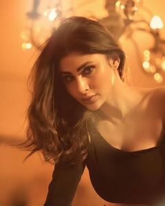 Mouni Roy Looks Stunning In Black Bodycon Dress; See Pics