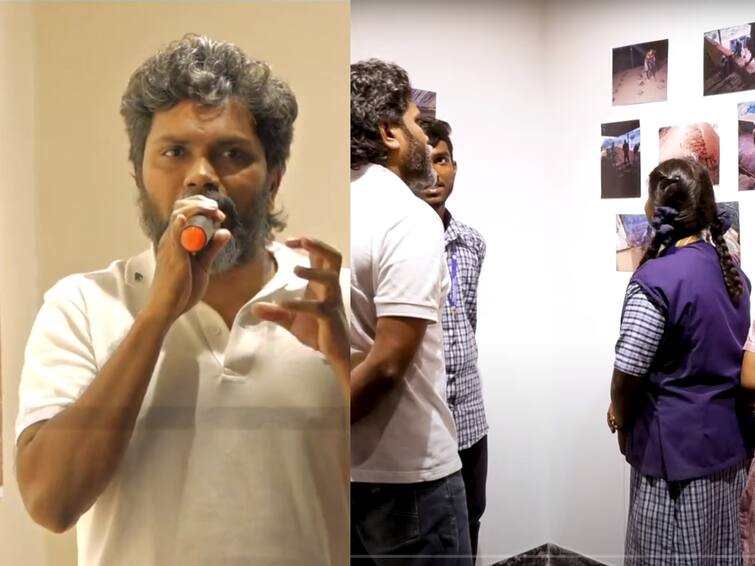 director pa ranjith talking to government school students about judgemental perpectives on slum people Pa Ranjith: ஆங்கிலத்தில் ஃபெயில் ஆன இயக்குநர் பா.ரஞ்சித்: ஆசிரியர்கள் கொடுத்த அட்வைஸ் - ஓபன் டாக்!