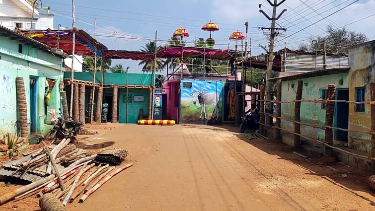 Theni Ayyambatti jallikattu competition to be held tomorrow Vadivasal is preparing - TNN அய்யம்பட்டியில் நாளை ஜல்லிக்கட்டு போட்டி - தயாராகி வரும் வாடிவாசல்