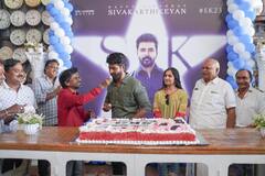 SK Birthday Celebrations : SK23 படக்குழுவினருடன் பிறந்தநாளை கொண்டாடிய நடிகர் சிவகார்த்திகேயன்..புகைப்படங்கள் இதோ!