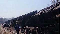 పట్టాలు తప్పిన గూడ్స్ రైలు, ఒకరు మృతి చెందినట్టు అనుమానం!