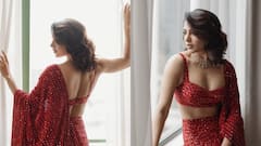 ఎర్ర చీరలో అదరగొడుతున్న సమంత!