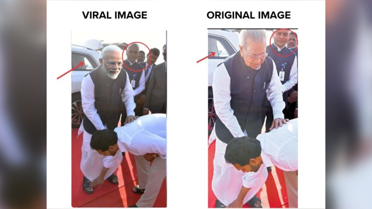 Fact Check: Fake Photo Of Andhra CM Jagan Touching PM Modi’s Feet Goes Viral. Here's The Truth