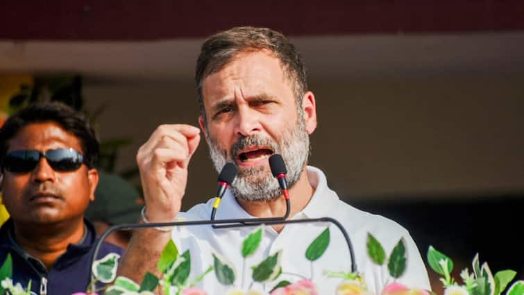 Bharat Jodo Nyay Yatra: 'ऐश्वर्या नाचती दिखेंगी, अमिताभ बच्चन करेंगे बल्ले-बल्ले..', राम मंदिर का जिक्र कर बोले राहुल गांधी, Video वायरल Bharat Jodo Nyay Yatra in up rahul gandhi said Aishwarya Roy and Amitabh Bachchan dancing Watch Video Bharat Jodo Nyay Yatra: 'ऐश्वर्या नाचती दिखेंगी, अमिताभ बच्चन करेंगे बल्ले-बल्ले..', राम मंदिर का जिक्र कर बोले राहुल गांधी, Video वायरल