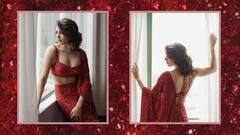 Samantha Photos : சம்மு..சம்மு தான்..சிவப்பு நிற உடையில் மனதை கிள்ளி செல்லும் நடிகை சமந்தா..!