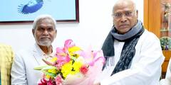 Delhi में मल्लिकार्जुन खरगे से मिले झारखंड के CM चंपई सोरेन, कहा- 'दूसरी मुलाकात में होगी सीट शेयरिंग पर बात'