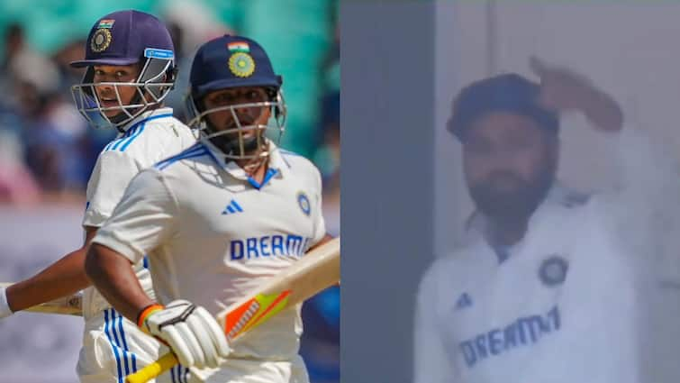 Yashasvi Jaiswal Sarfaraz Khan Returning without innings deliver Rohit sharma IND vs ENG Rajkot Test Watch: गजब ड्रामा! पारी घोषित हुए बिना पवेलियन लौट रहे थे यशस्वी-सरफराज, रोहित ने वापस दौड़ाया