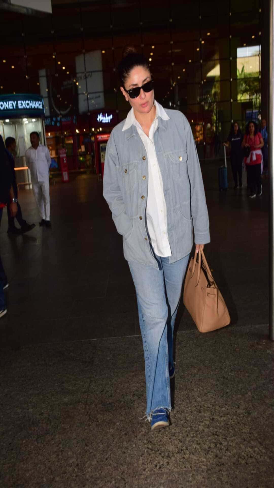 Kareena stepped out in denim-on-denim and we can't take our eyes off her