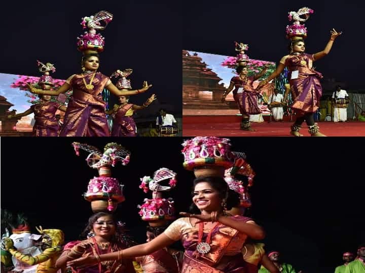 துவக்க விழா கலைநிகழ்ச்சியில் நையாண்டிமேளம், கரகாட்டம், மாடாட்டம், ஒயிலாட்டம், தப்பாட்டம், மரக்காலாட்டம், புலியாட்டம், அம்மன் ஆட்டம், ஜிம்ளா மேளம், கொங்கு இசை, மயிலாட்டம், தேவராட்டம், சிலம்பாட்டம், புரவியாட்டம் உள்ளிட்ட கலைநிகழ்ச்சிகள் நடைபெற்றது.