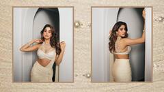 Janhvi Kapoor Photos : செப்பு சிலை ஜான்வி கபூரின் அழகிய புகைப்படங்கள்!