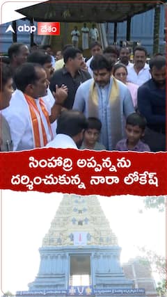 Nara Lokesh: సింహాద్రి అప్పన్నస్వామిని దర్శించుకున్న నారా లోకేష్