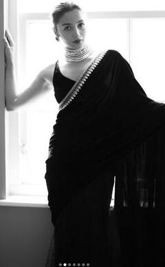 Alia Bhatt: ਬਲੈਕ ਸਾੜ੍ਹੀ 'ਚ ਆਲੀਆ ਭੱਟ ਨੇ ਮਚਾਈ ਤਬਾਹੀ, ਹਰ ਤਸਵੀਰ 'ਚ ਨਜ਼ਰ ਆਇਆ ਕਮਾਲ ਦਾ ਅੰਦਾਜ਼