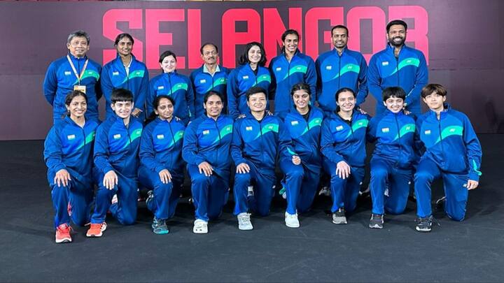 Badminton Asia Team Championships 2024 Historic Win India Womens Team Won Title 1st Time Defeating Thailand PV Sindhu Anmol Kharb Badminton Asia Team Championships: மலேசியாவில் வரலாறு படைத்த இந்திய மகளிர்.. ஆசிய பேட்மிண்டன் சாம்பியன்ஷிப்பில் தங்கம் வென்று அசத்தல்!