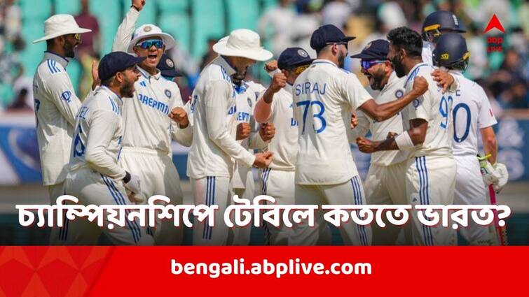 India beat England by a big margin in 3rd test find out where Rohit Sharma led team is in WTC 2025 Points Table WTC 2025 Points Table: রাজকোটে রেকর্ড ব্যবধানে ম্যাচ জিতে কি টেস্ট চ্যাম্পিয়নশিপ তালিকার শীর্ষে পৌঁছতে পারল ভারত?