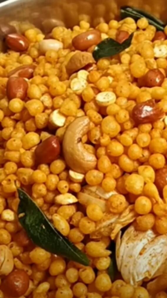 வீட்டிலேயே மொறு மொறு காராபூந்தி ரெசிபி!