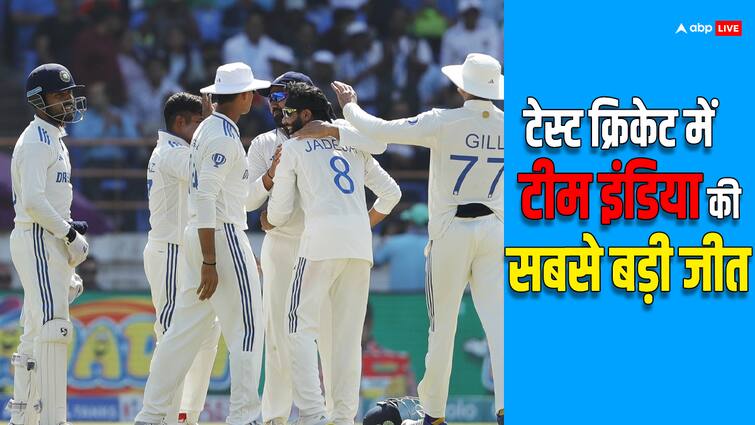 टीम इंडिया ने राजकोट में इंग्लैंड को 434 रनों से हराकर टेस्ट इतिहास की सबसे बड़ी जीत दर्ज की.