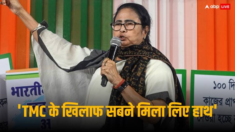 ‘राम-वाम-श्याम, सब एक हो गए’, सीएम ममता बनर्जी का संदेशखालि मामले को लेकर बीजेपी-सीपीआईएम-कांग्रेस पर निशाना ‘राम-वाम-श्याम, सब एक हो गए’, सीएम ममता बनर्जी का संदेशखालि मामले को लेकर बीजेपी-सीपीआईएम-कांग्रेस पर निशाना