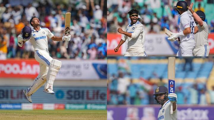 IND vs ENG: भारत और इंग्लैंड के बीच राजकोट में खेले गए टेस्ट सीरीज के तीसरे मुकाबले में टीम इंडिया ने शानदार प्रदर्शन करते हुए 434 रनों के बड़े अंतर से जीत दर्ज की.