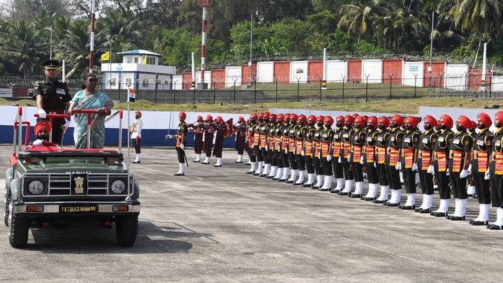 There, she paid homage to the memory of the countless freedom fighters who endured incarceration. Among the notable sites, she visited the cell that once housed the illustrious freedom fighter Veer Savarkar, underscoring his pivotal role in India's struggle for independence. In a poignant gesture, President Murmu inscribed an inspiring message in the visitors' book at the memorial, capturing her reverence for the sacrifices made by the nation's heroes. (Image Source: X/@rashtrapatibhvn)