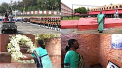 IN PICS: President Murmu Begins Andaman & Nicobar Islands Visit With Tribute At Cellular Jail