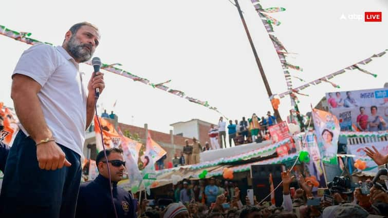 Rahul Gandhi Bharat Jodo Nyay Yatra in UP attack on Modi Government watch video BJP देश के 73% बब्बर शेर सो रहे- बोले राहुल गांधी, 1 मिनट में यूं समझाया कि कैसे मोदी सरकार काट रहा आपकी जेब