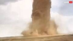 चीन पर प्राकृतिक आपदा की मार, बर्फबारी, ठंड और रेतीले तूफान से लोग परेशान, कई क्षेत्रों में दिखे रेत के बवंडर, वीडियो