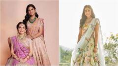The Ambanis Don Regal Ensembles; Isha Ambani And Nita Ambani Pose Together, See Pics