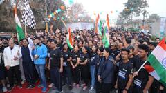 In Pics: कोटा संभाग की पहली फुल मैराथन तिरंगा रन 2.0 में दिखा लोगों का उत्साह, देखें तस्वीरें