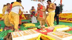 Kalki Dham: કલ્કિ ધામ શિલાન્યાસ બાદ પીએમ મોદીએ શેર કરી તસવીરો, આચાર્ય પ્રમોદને ટેગ કરી કહી આ વાત