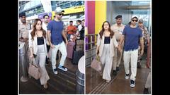 Parents-To-Be Varun Dhawan And Natasha Dalal Spotted At Mumbai Airport, SEE PICS