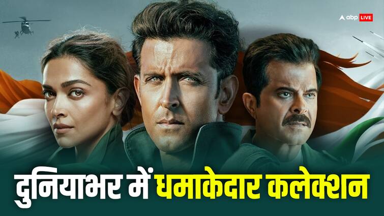 Fighter Box Office Collection Worldwide hrithik roshan film earned 352 crores globally Fighter Box Office Collection Worldwide: 'फाइटर' का बॉक्स ऑफिस पर तगड़ा अटैक! वर्ल्डवाइड 350 करोड़ के क्लब में शामिल हुई फिल्म