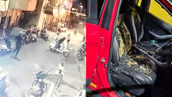 Pune Crime News Attempt to burn woman over parking dispute incident was caught on CCTV marathi news पुणे हादरलं! पार्किंगच्या वादातून महिलेला जिवंत जाळण्याचा प्रयत्न; घटना सीसीटीव्हीत कैद