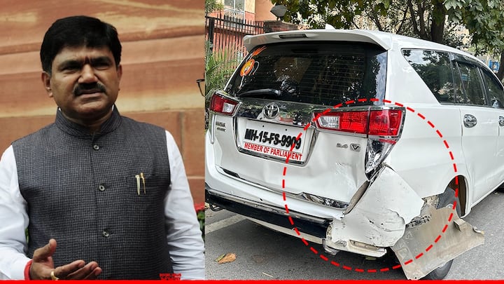 Hemant Godse car Accident : खासदार हेमंत गोडसे यांच्या कारचा अपघात..