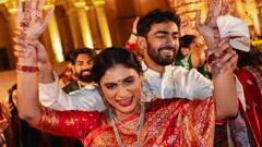 In Pics: హిందూ పద్ధతిలోనూ రాజారెడ్డి పెళ్లి - సంబరంలో వైఎస్ షర్మిల, విజయమ్మ