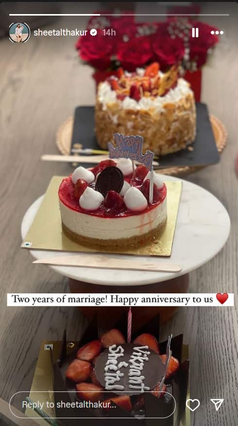 Vikrant Massey और शीतल ठाकुर ने यूं सेलिब्रेट की अपनी सेकेंड वेडिंग एनिवर्सरी, तस्वीर शेयर कर दिखाई झलक