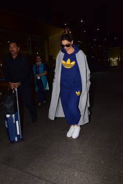 BAFTA 2024 प्रेजेंट करने के बाद मुंबई लौटीं Deepika Padukone, ब्लू ट्रैकसूट के साथ लॉन्ग श्रग में एक्ट्रेस लगीं गजब