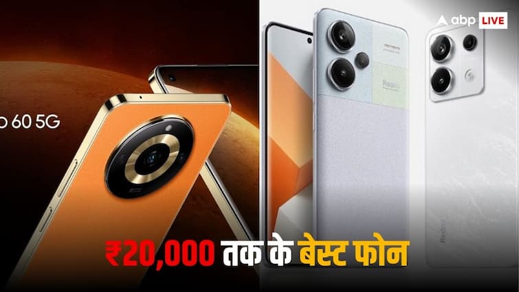 Top-5 Phones under 20000: 20 हजार रुपये से कम में मिलने वाले पांच सबसे अच्छे स्मार्टफोन